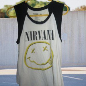 Black & White Nirvana Tank Top
